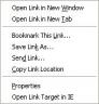 Open Link in IE